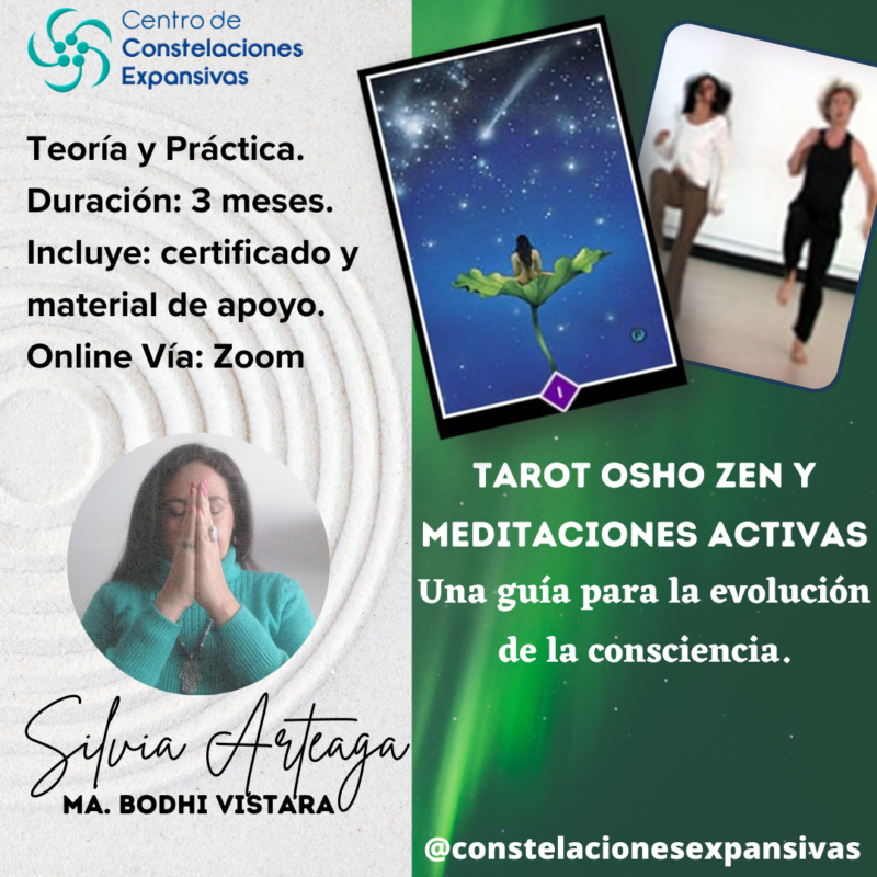 Curso  Tarot Osho Zen y Meditaciones Activas Una guía para la evolución de la Consciencia